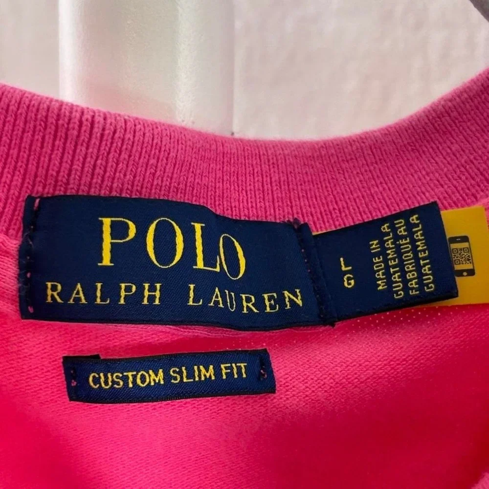 Polo Ralph Lauren Men's L Slim Fit Polo 100% Cotton Casual Preppy Collared